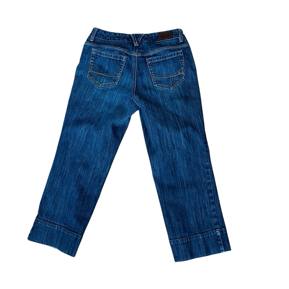 Tommy Hilfiger Size 4 Women’s Cropped Jeans Dark Wash - Picture 3 of 11